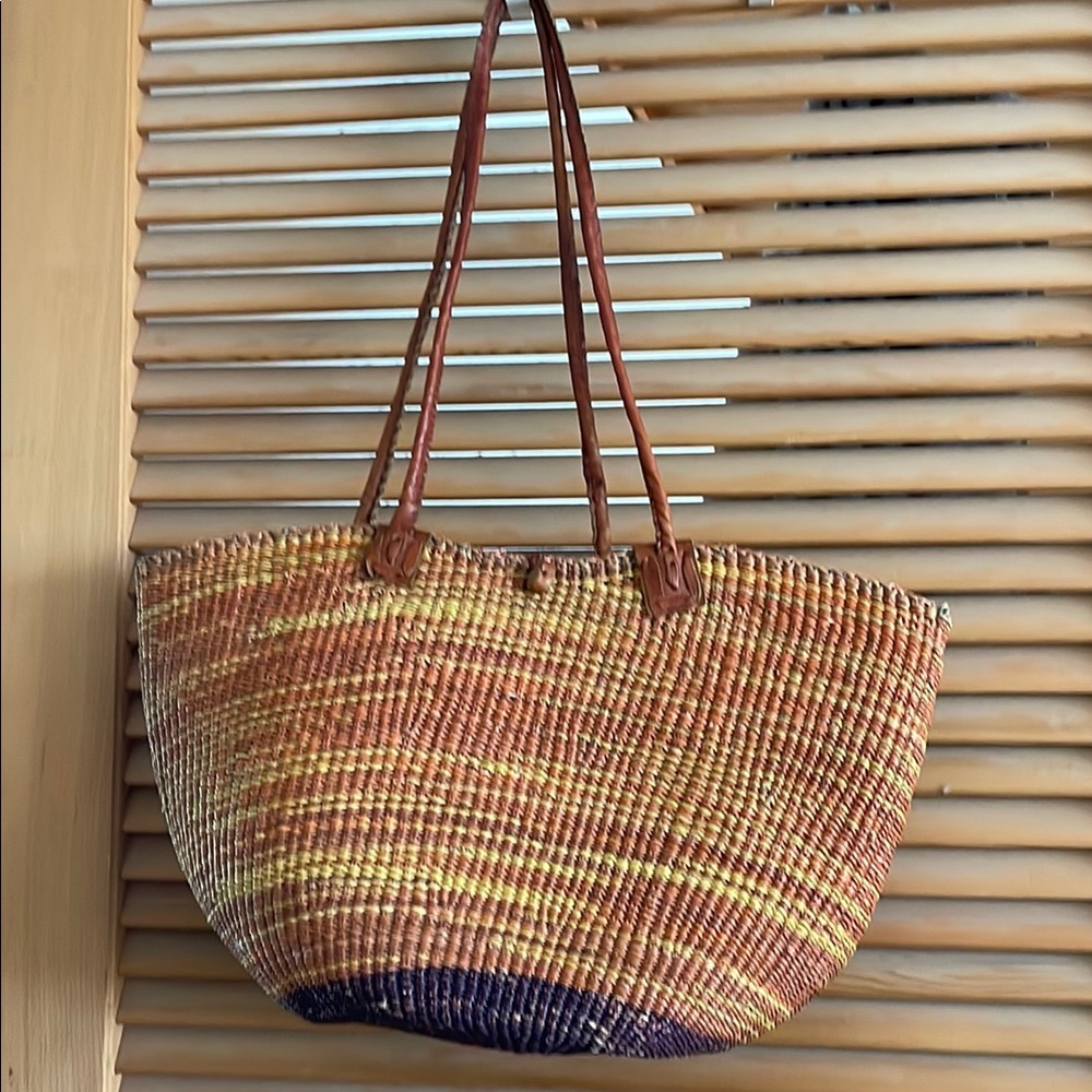 Handwoven Multicolor Tote Bag
